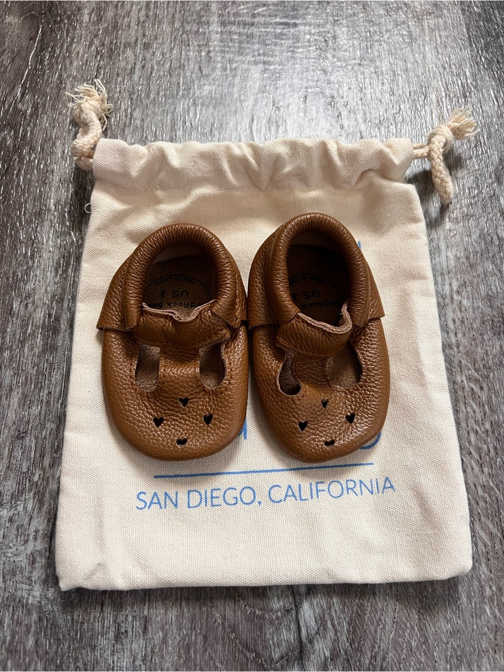 Classic Baby/Toddler Brown Leather Moccasins